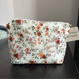 Floral Print Pouch – Handmade
